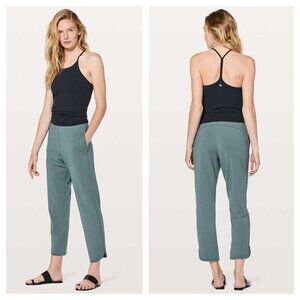 Lululemon Every Moment Pant *26" Sz 4 Sea Steel (Blue/Green)